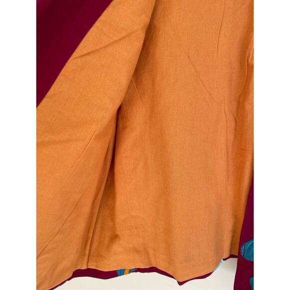 Anthropologie Floral Embroidered Jacket - Picture 6 of 8